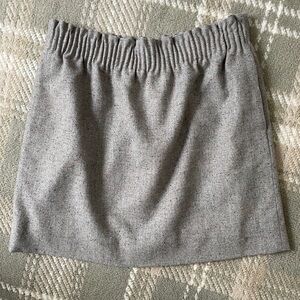 J.Crew gray speckled wool blend sidewalk skirt 10